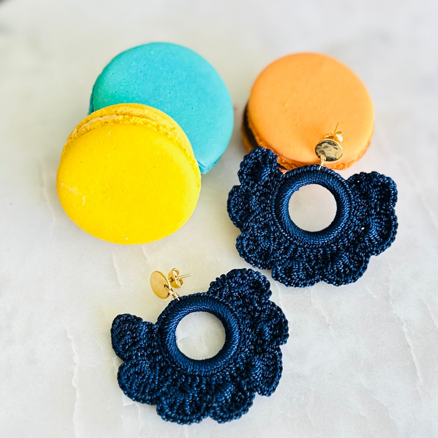 Floral Crochet Earrings