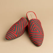 Mola Mules | Red & Green