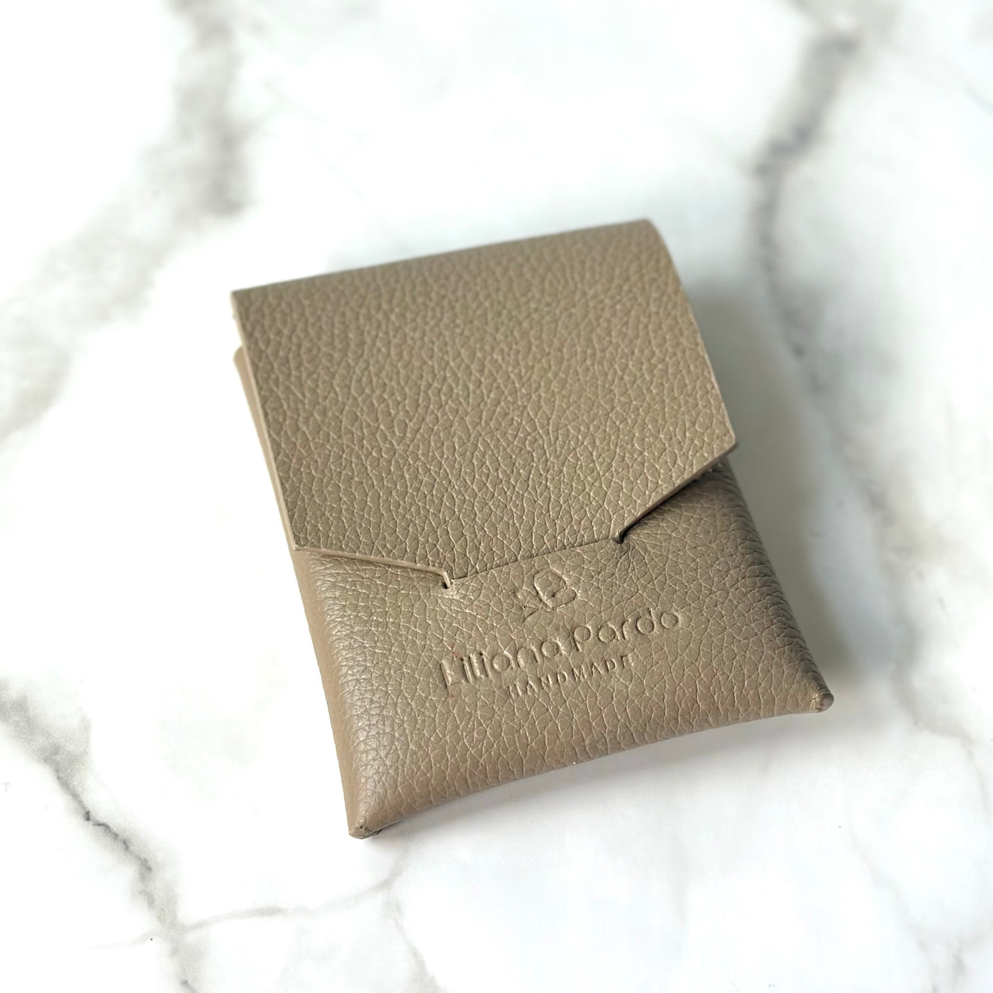 Stitchless leather Cardholder