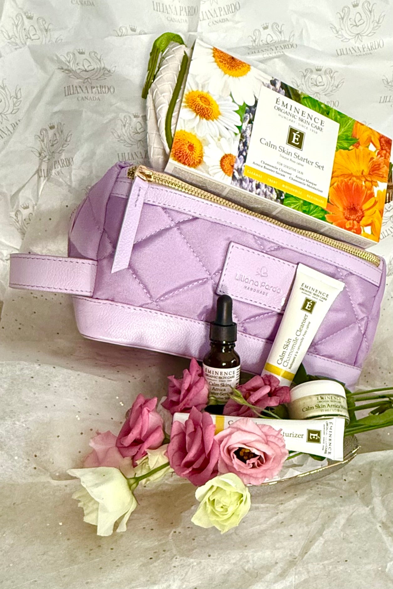 Valentine Travel Bag / Calm Skin Care starter kit