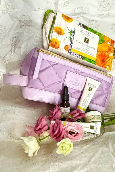 Valentine Travel Bag / Calm Skin Care starter kit