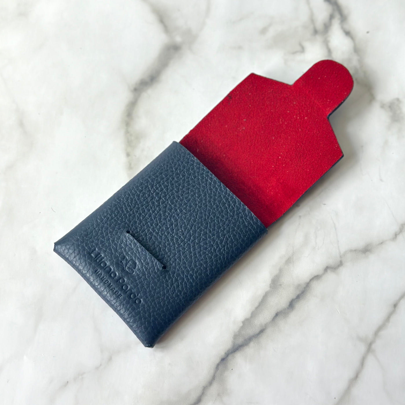 Stitchless leather Cardholder