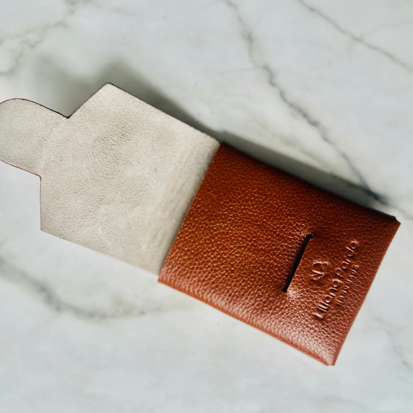 Stitchless leather Cardholder