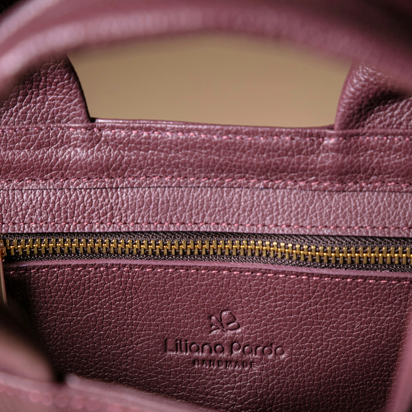 Mairi Small Burgundy Tote