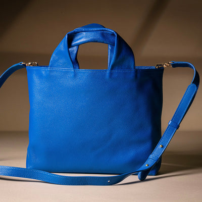 Mairi Medium Blue Tote