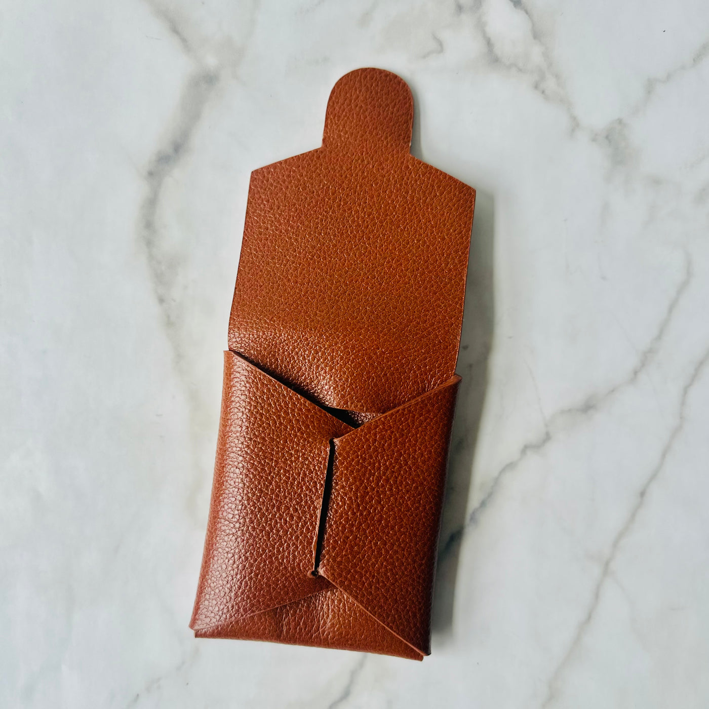 Stitchless leather Cardholder