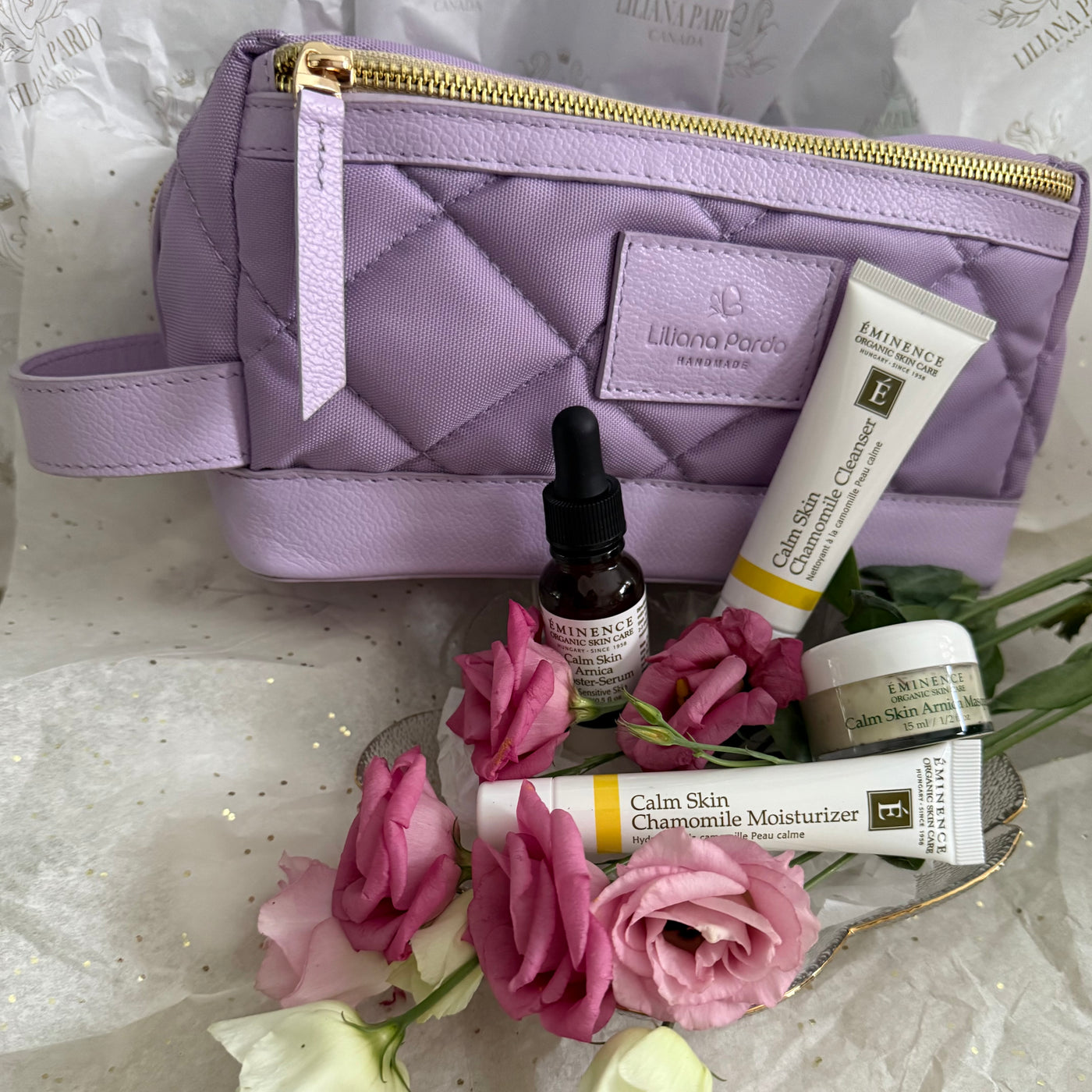 Valentine Travel Bag / Calm Skin Care starter kit