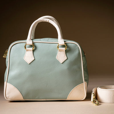 Mint/Cream Bowling Bag