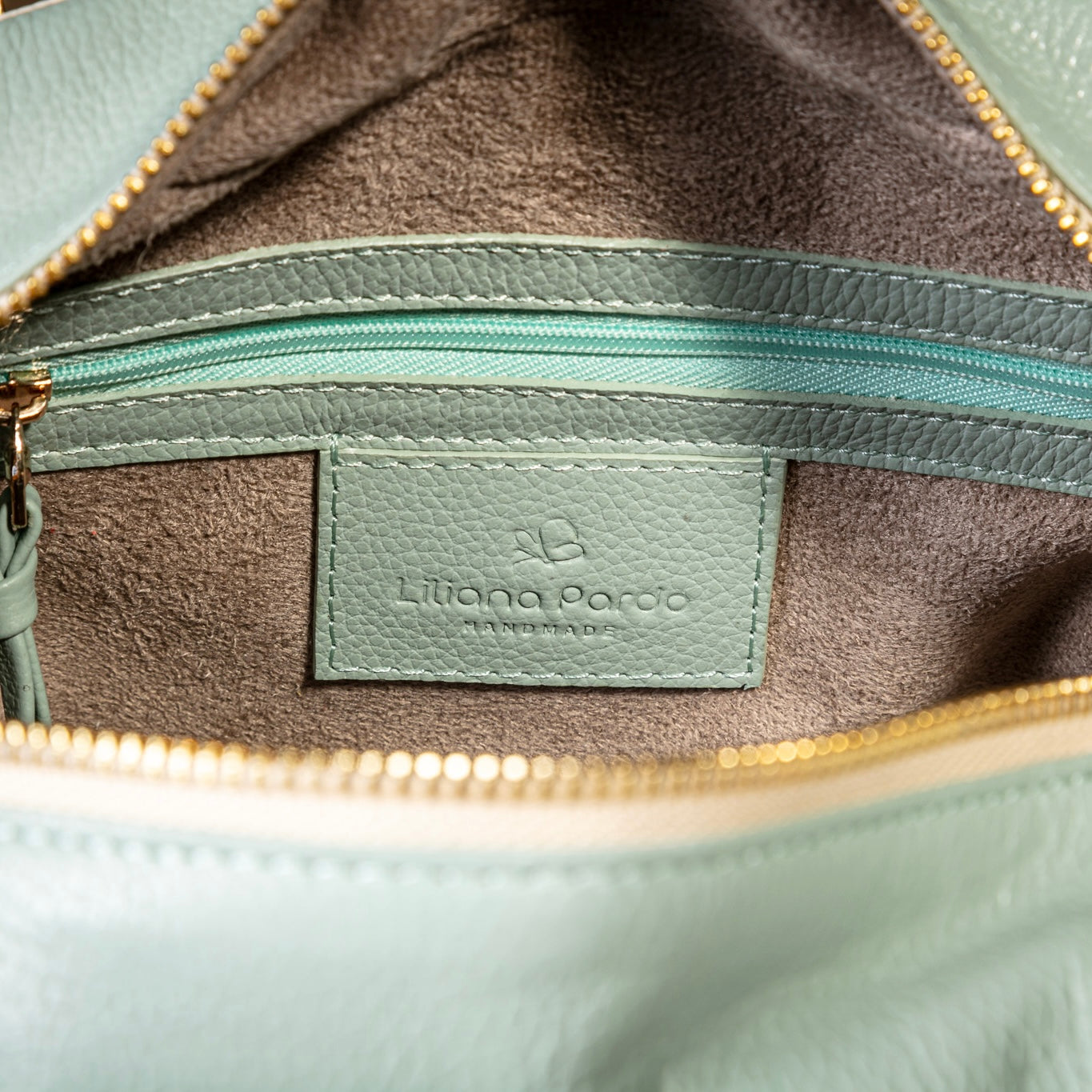 Mint/Cream Bowling Bag