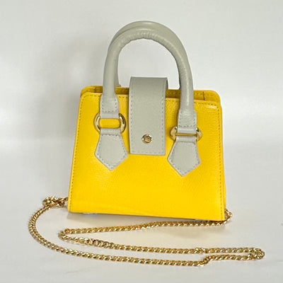 Mini Yellow Glam Bag